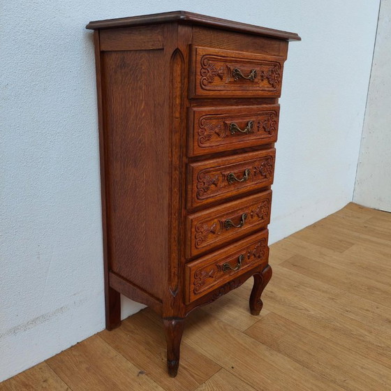 Vintage landelijk ladekastje nachtkastje ladekast – Ladekasten, Wood (photo 8 of 10)