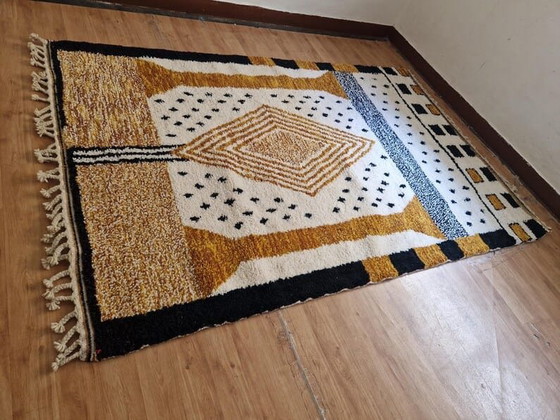Handgewebter Naturwollteppich, traditionelle Handwerkskunst, 150/250 cm – Alberto Bazzani, Teppiche & Läufer (photo 4 of 6)