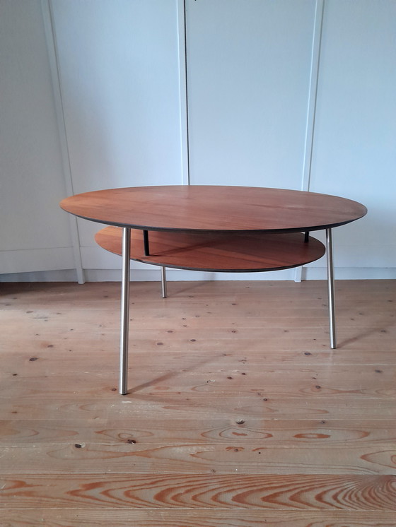 Image 1 of Bellissimo tavolino da caffè ovale danese a treppiede