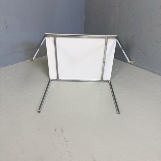 Image 1 of Vintage minimalistische side table chroom