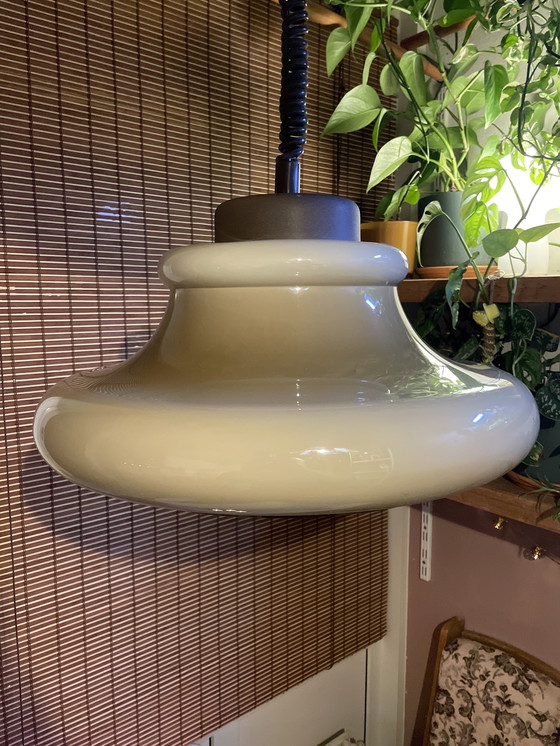 Image 1 of Lampada a sospensione vintage a forma di fungo Herda: iconico design olandese