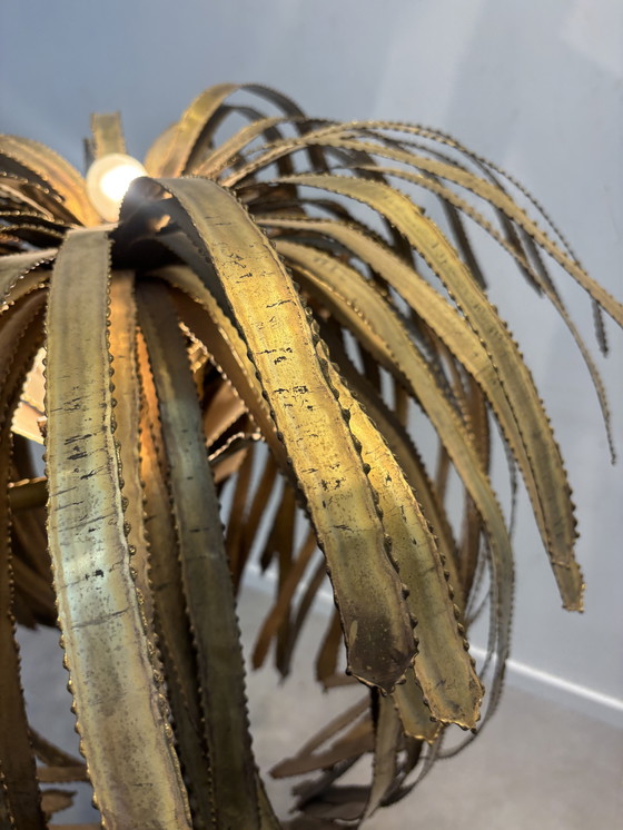 Image 1 of Maison Jansen Palm Tree Floor Lamp
