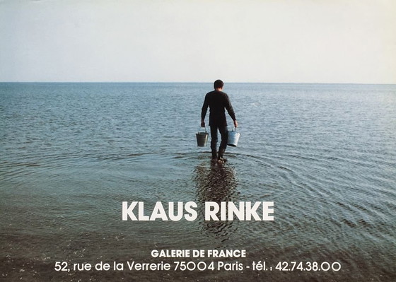Image 1 of Klaus RINKE Expo 93 - Galerie de France poster 1993