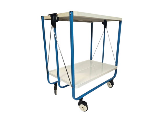 Image 1 of FRZ Metallwaren - Louis Lepoix - Chariot - Chariot de service - Allemagne de l'Ouest - années 80