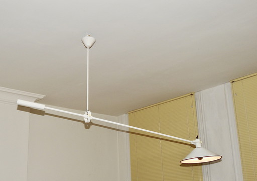 Mid-Century Hengellamp / Counterbalance Lamp Ontworpen Door J. Hoogervorst Voor Anvia, 1970s