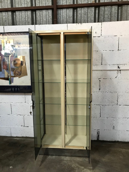 Vitrine médicale vintage années 70