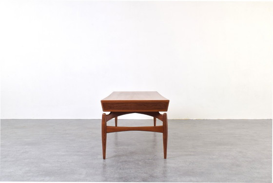 Image 1 of Table basse en teck style Mid-Century par Johannes Andersen pour Trensum Möbelfabrik, années 1960.