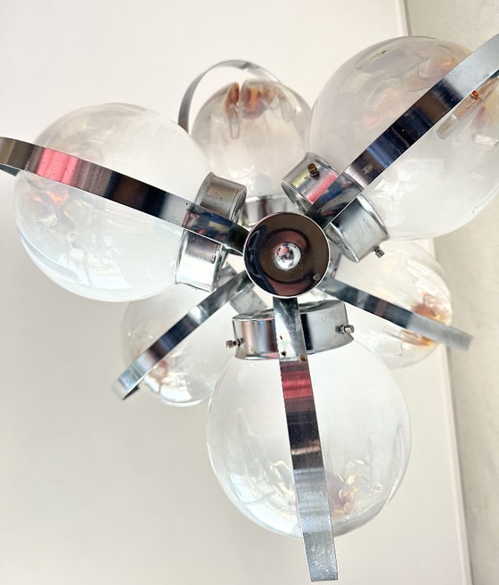 Image 1 of Lampe Sputnik vintage Mazegga