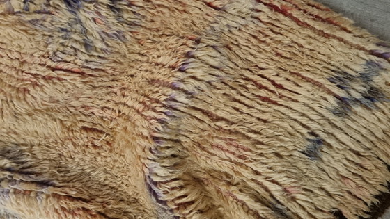 Image 1 of Beige Vintage rug, Moroccan carpet 170x375 cm