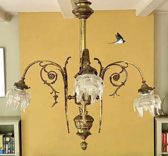 Image 1 of Fantastico lampadario Art Déco
