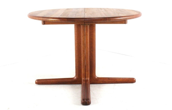 Danish 2x extendable solid teak dining table vintage – Wood (photo 7 of 15)