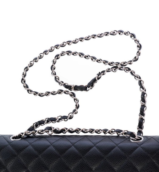 Image 1 of Borsa CHANEL Timeless/Classique en Cuir Noir - 103459