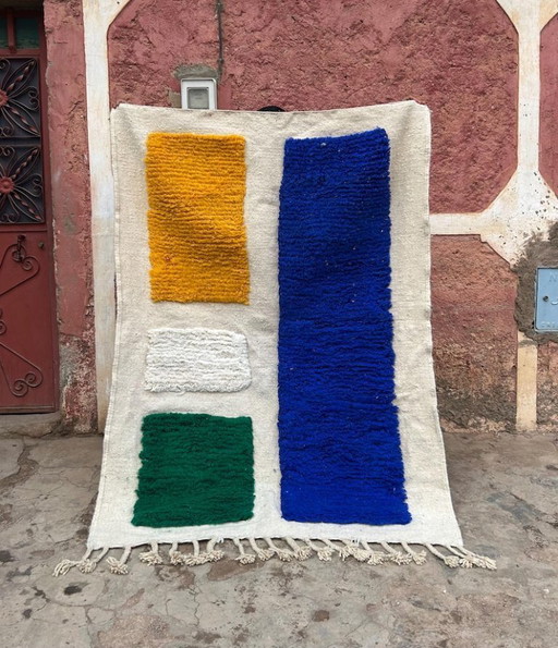 Handgeknüpfter marokkanischer Teppich, 250 cm x 150 cm