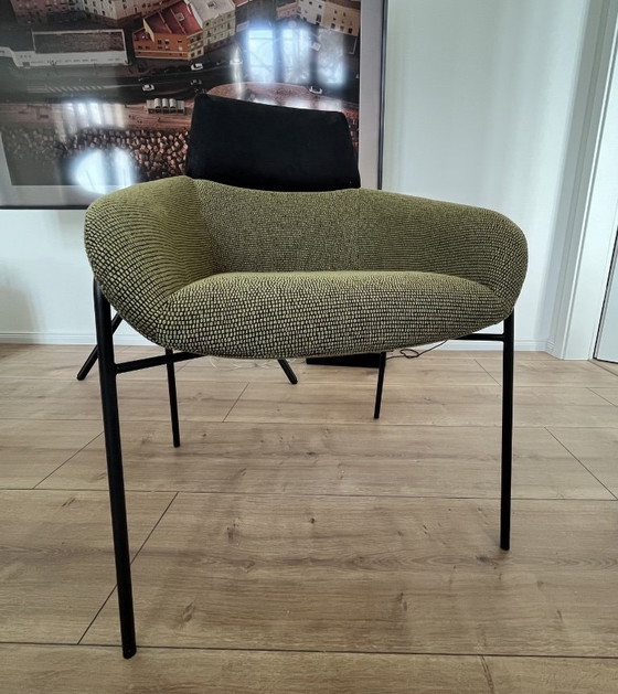 Image 1 of 4x Venjakob Design-Stühle "Marleen" – Hochwertiger Stoffmix (Q2)