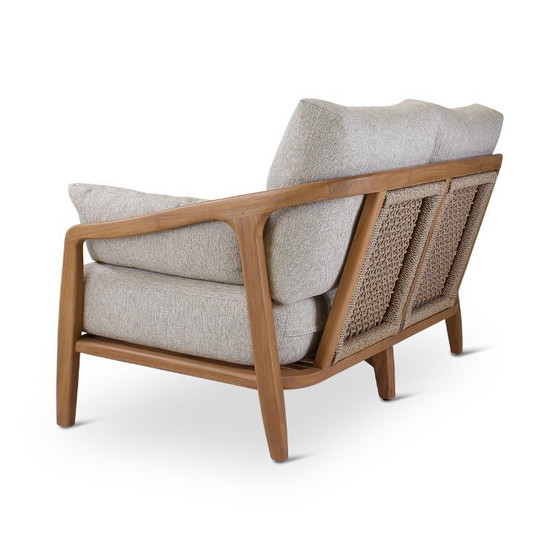 Image 1 of 2-zit teak naturel