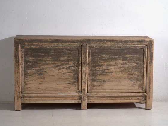 Antique sideboard in pine wood - China, circa 1950 – Sideboard cabinet, Iron (photo 23 of 40)