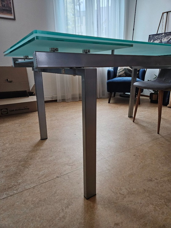 Image 1 of Effezeta Design Glass Table - tavolo allungabile