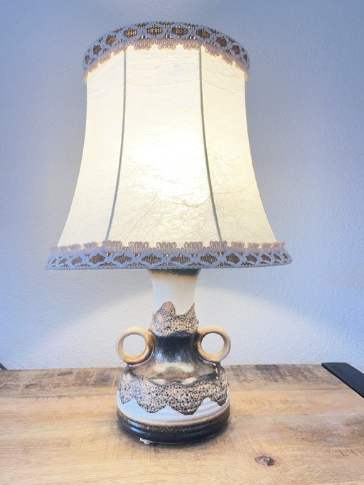 Magnifique lampe de table vintage « Fat Lava » du milieu du siècle – années 1960/1970