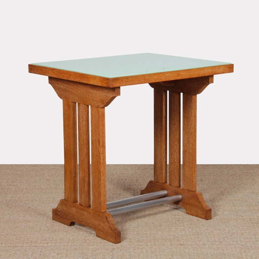 Petite table haute par Hippolyte Thomasson, circa 1940