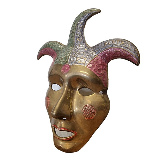 Image 1 of Vintage Brass Carnival Masque