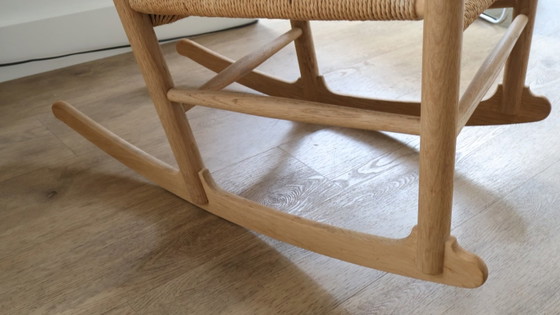 Fredericia Wegner J16 schommelstoel, Hans Wegner, Schommelstoelen, Hout, Anders, Beige, Scandinavian (foto 12 van 17)