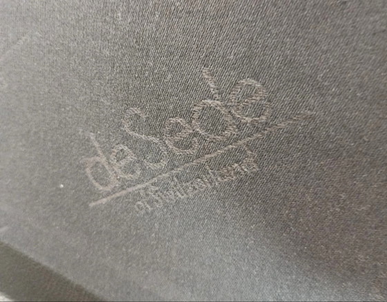 Image 1 of De Sede DS 2011 zwarte leren bank