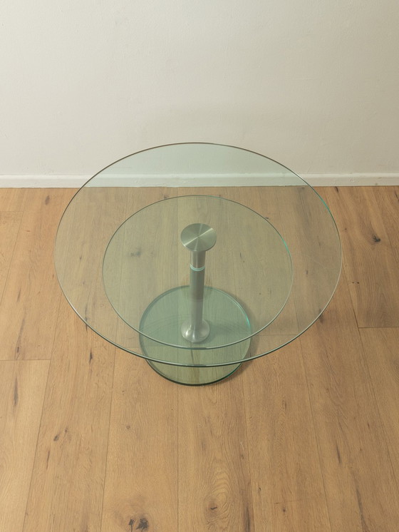 Image 1 of Table d'appoint en verre des années 80, Peter Draenert