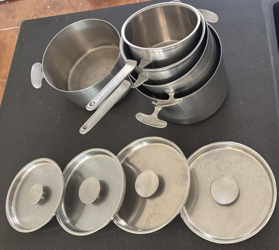 Ensemble de Casseroles Vintage Gero Zilmeta – Accessoires de cuisine, Metal (photo 2 of 8)