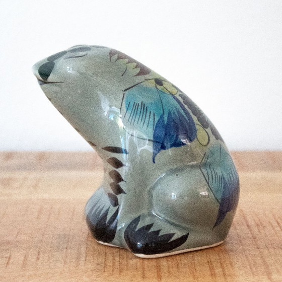 Statuetta Rana in Ceramica Tonala: Arte Popolare Messicana Vintage – Oggetti decorativi (photo 5 of 9)