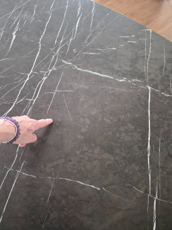 Image 1 of Marmeren eetkamertafel 260x120 ovaal Grigio Carrara