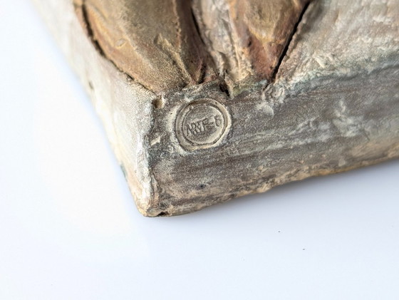 Image 1 of Esperanza d'Ors, plaque en relief en bronze, sculpture figurative, Espagne, années 1990