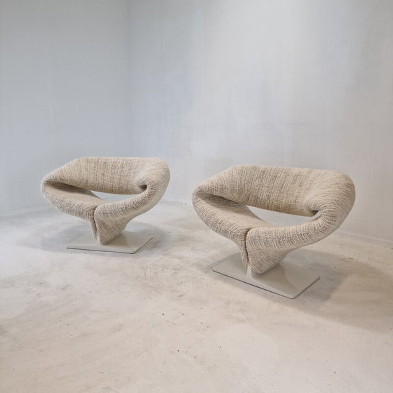 Image 1 of Paire de fauteuils vintage en ruban par Pierre Paulin pour Artifort, 1960s