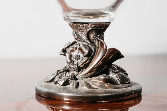 Image 1 of Studio Ottaviani kristallen tafelstuk, design uit de jaren 70, luxe.