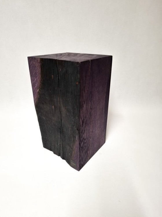 Side table - Oak - Handmade – Wood (photo 4 of 5)