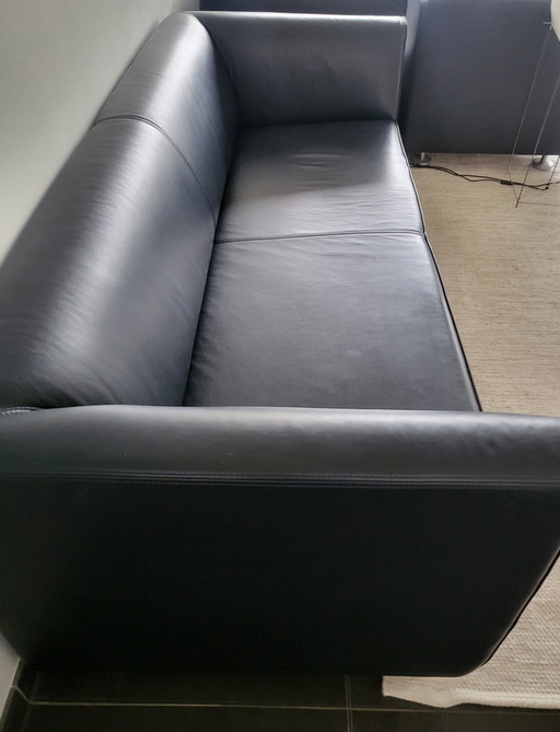 Gelderland 4800 bank 2.5-zits, donkerblauw leer