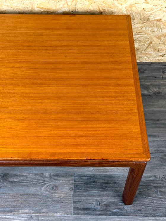 Image 1 of Teakhouten tafel uit de jaren 60/70, bijzettafel, salontafel, Deens design, Denemarken