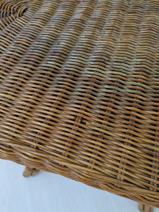 Image 1 of Outdoor Wicker Lounge - Vintage