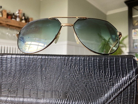 Image 1 of Lunettes de soleil Cazal plaquées or - Style vintage