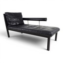 B&B Italia Baisity Leather Chaise Lounge / Daybed by Antonio Citterio, 1980