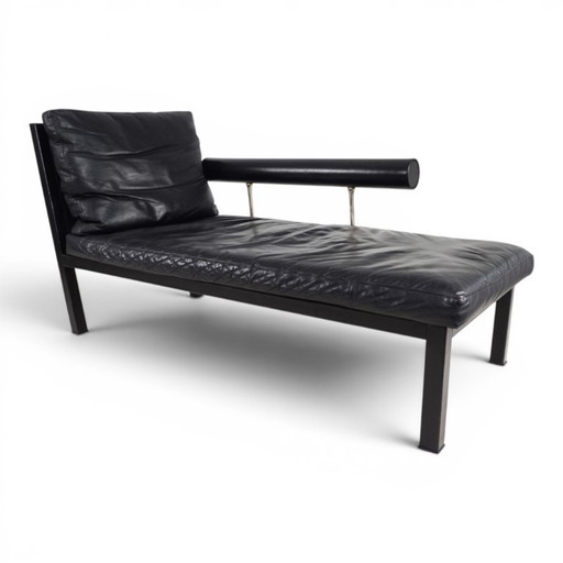 B&B Italia Baisity leren chaise longue/ligbed van Antonio Citterio, 1980