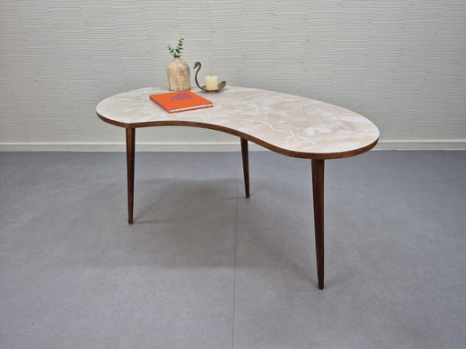 Mesa de centro/mesa riñonera vintage de los años 50 y 60.