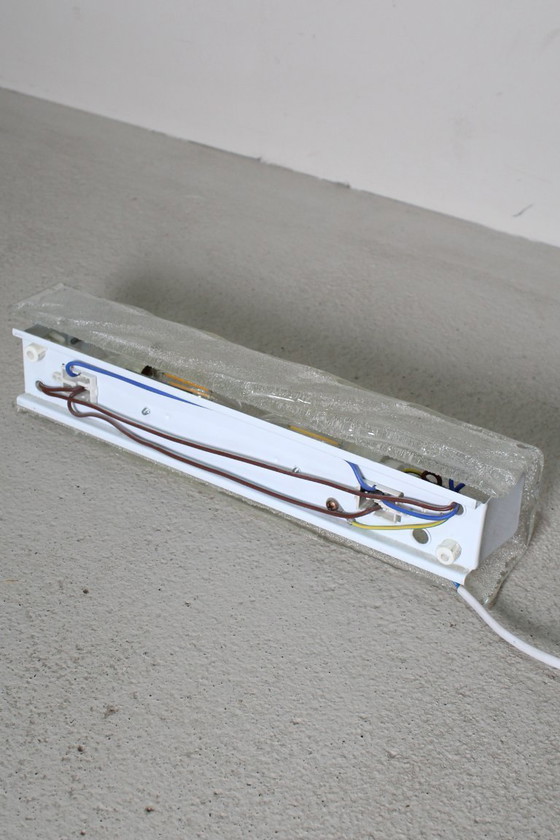 Image 1 of Applique murale vintage italienne en verre de Murano.