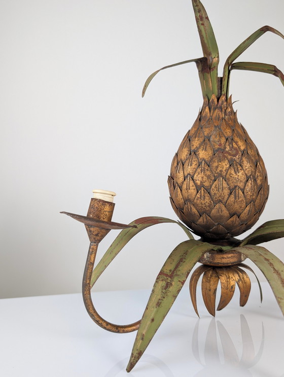Image 1 of Pineapple Wall Sconce, Maison Jansen Style, 1970s