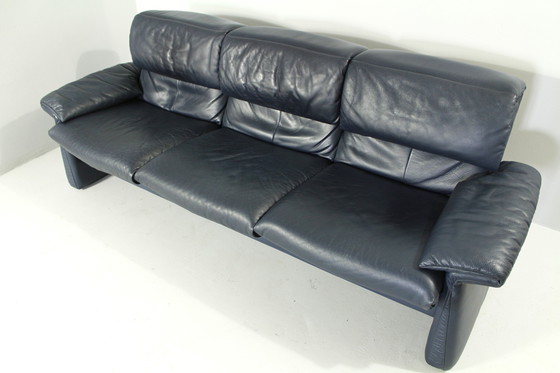 Image 1 of Divano in pelle a 3 posti Lugano di Erpo Int., design 1985