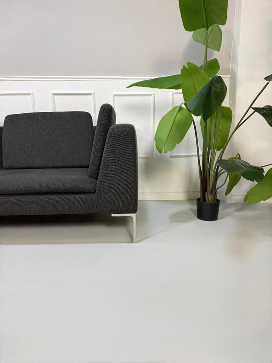 Image 1 of B&B Italia Charles Designer Sofa Couch Anthrazit Stoff