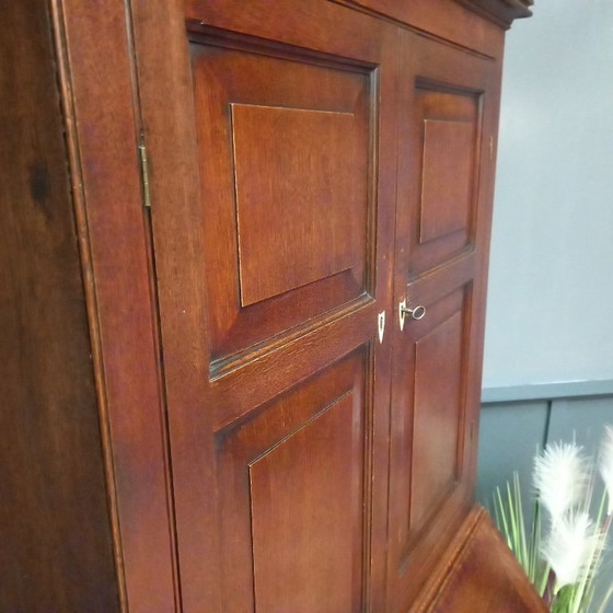 Image 1 of Engelse Top secretaire ca. 1770