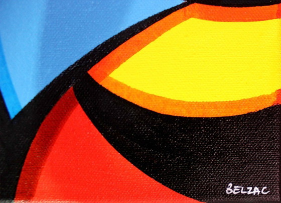 Image 1 of Toile Street-art: Belzac "Lovely Words"