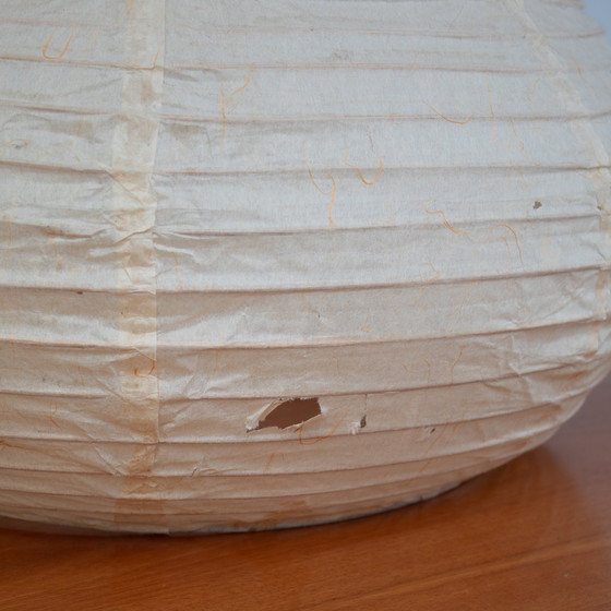 Image 1 of Vintage Paper Ceiling Lamp with E27 Socket, Found in Italy