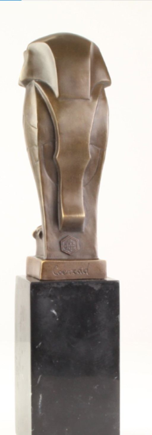 Bronze Johan Altorf owl statue