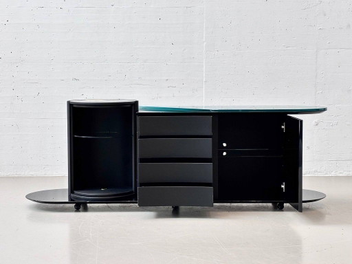 Meuble bar postmoderne de Carlo Malnati, Italie, 1990 – dressoirs, Wood (photo 2 of 19)